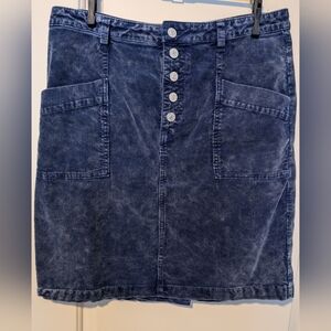 Anthropologie Pilcro Stretch Corduroy Skirt, Size 10, EUC